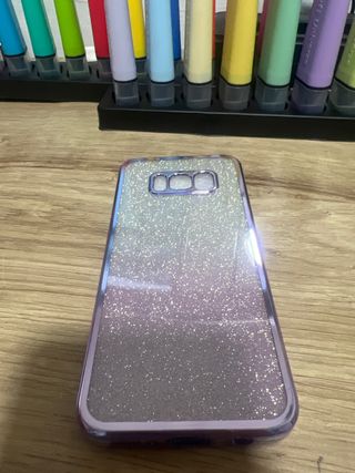 Cover Glitter Samsung Galaxy S8 Viola
