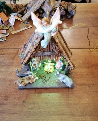 Presepe anni '70 - Natività e personaggi