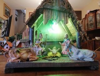 Presepe anni '70 - Natività e personaggi