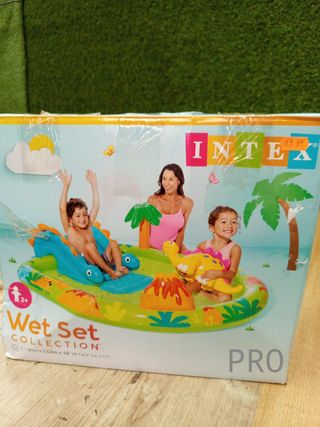 INTEX - Piscina infantil hinchable Dinosaurios