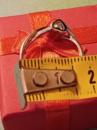 Anello solitario argento con zircone