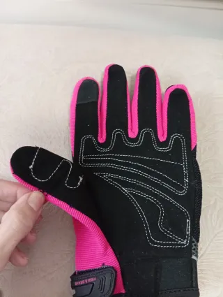 Guantes Suomy Negro/Rosa