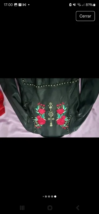 Chaqueta Biker Camaleónica Nueva