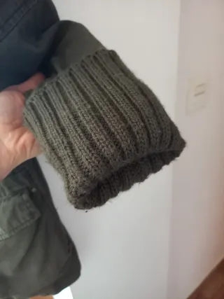 Abrigo de color militar XL