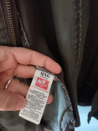 Abrigo de color militar XL