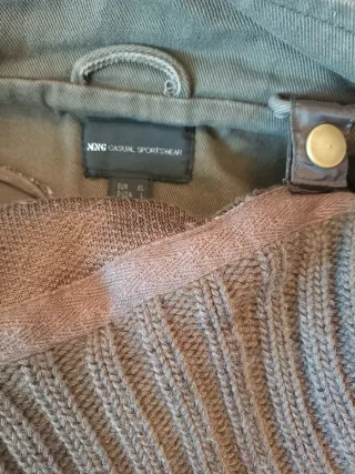 Abrigo de color militar XL