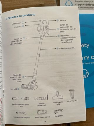 Aspiradora Inalámbrica Fieety Nueva
