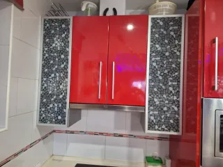 URGE VENDER! Muebles de cocina rojo