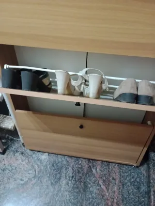 Scarpiere in legno 5 cassetti. No spedizione