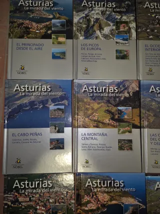 14 LIBROS, ASTURIAS LA MIRADA DEL VIENTO
