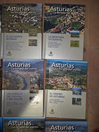 14 LIBROS, ASTURIAS LA MIRADA DEL VIENTO