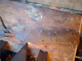 Cerrojo forja antiguo 43cm