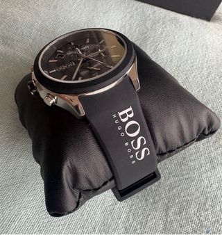Reloj Hugo Boss Negro y Plateado