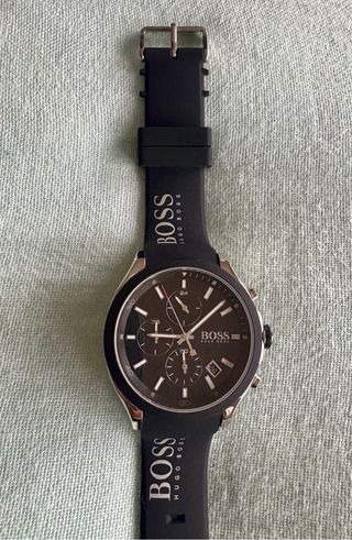 Reloj Hugo Boss Negro y Plateado