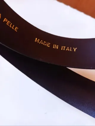 Cintura uomo in pelle con regalo