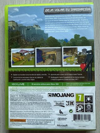 Minecraft Xbox 360 Edizione Spagnola