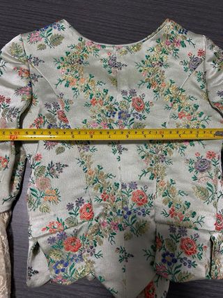 Corpiño fallera niña floral