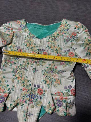 Corpiño fallera niña floral