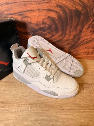 Jordan 4 Taglia 45 Uomo Bianche Grigie