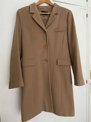 Abrigo El Corte Inglés Beige Mujer