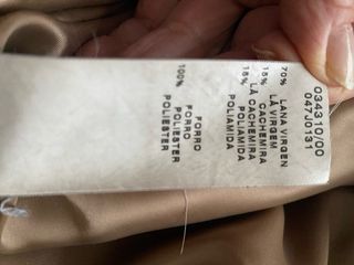 Abrigo El Corte Inglés Beige Mujer