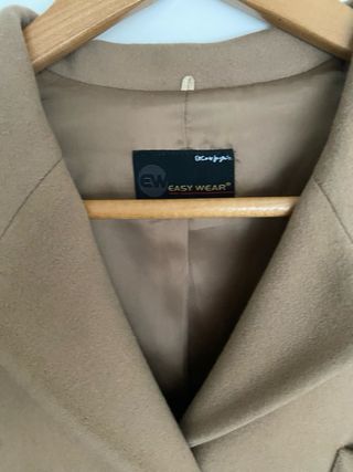 Abrigo El Corte Inglés Beige Mujer