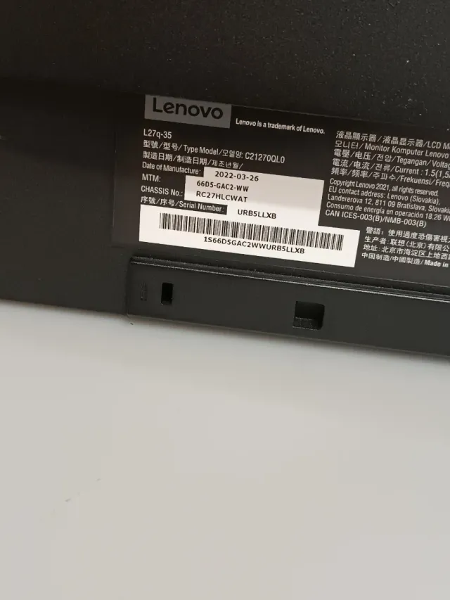 Monitor Gaming Lenovo P11Y1621