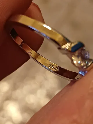 Anello trilogy argento con zirconi