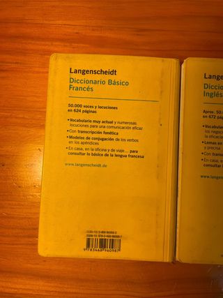 Pack Diccionario Básico Inglés y Francés