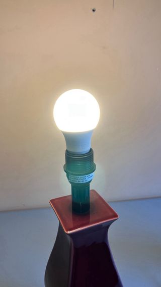 Coppia di lampade da tavolo Le Dauphin color carminio