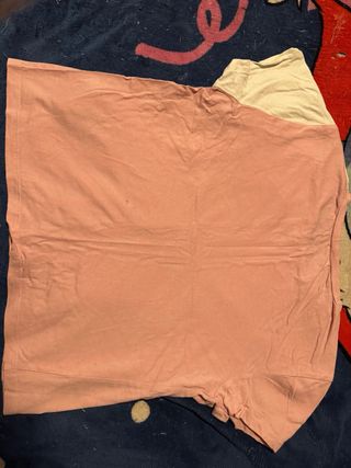 Camiseta NewYorker Rosa y Blanca Talla XS