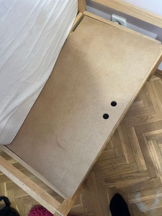 Banco de madera con almacenaje