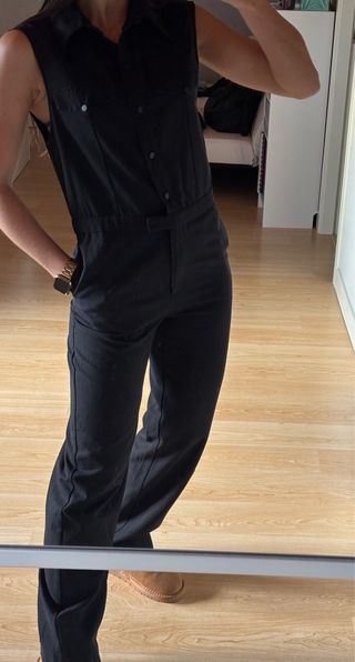 Mono largo negro Mango