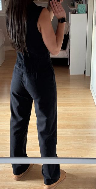 Mono largo negro Mango