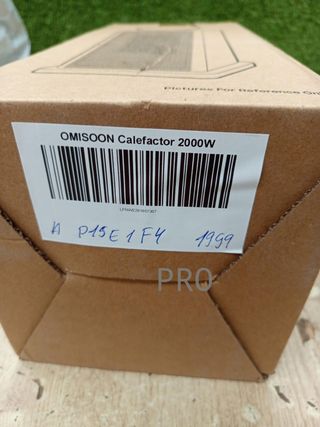 Calefactor OMISOON 2000 W, temporizador