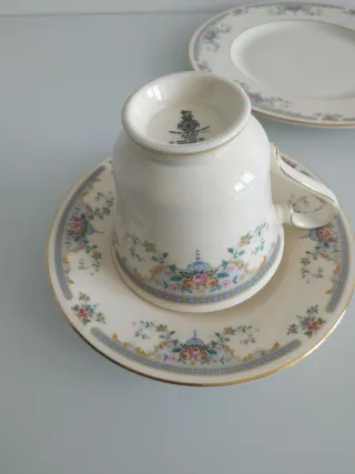 Juego de té Royal Doulton porcelana