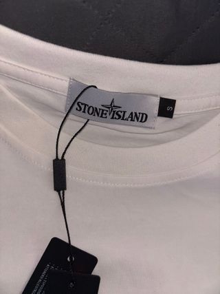 Camiseta Stone Island Blanca Talla S