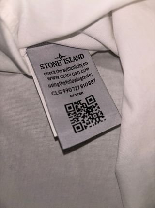 Camiseta Stone Island Blanca Talla S