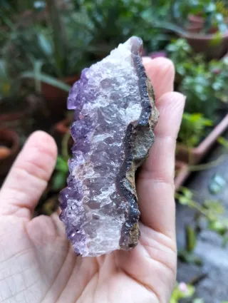 Ametista dell' Uruguay 137 grammi + Tormalina