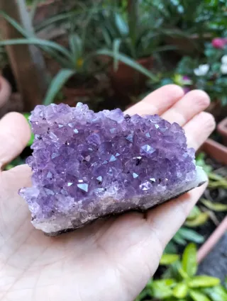 Ametista dell' Uruguay 137 grammi + Tormalina