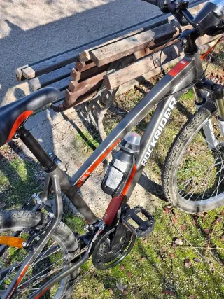 Bicicleta RockRider 5.1 Shimano Gris/Roja