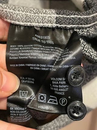 Camisa cuadros Volcom