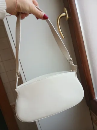 Borsa Toscana blu Beige/Bianca