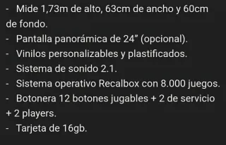 Máquina Arcade Nintendo Super Nintendo