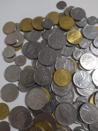 Conjunto di monete italiane