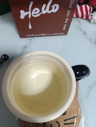 Lote Taza Gatito con Cucharilla y Posavasos