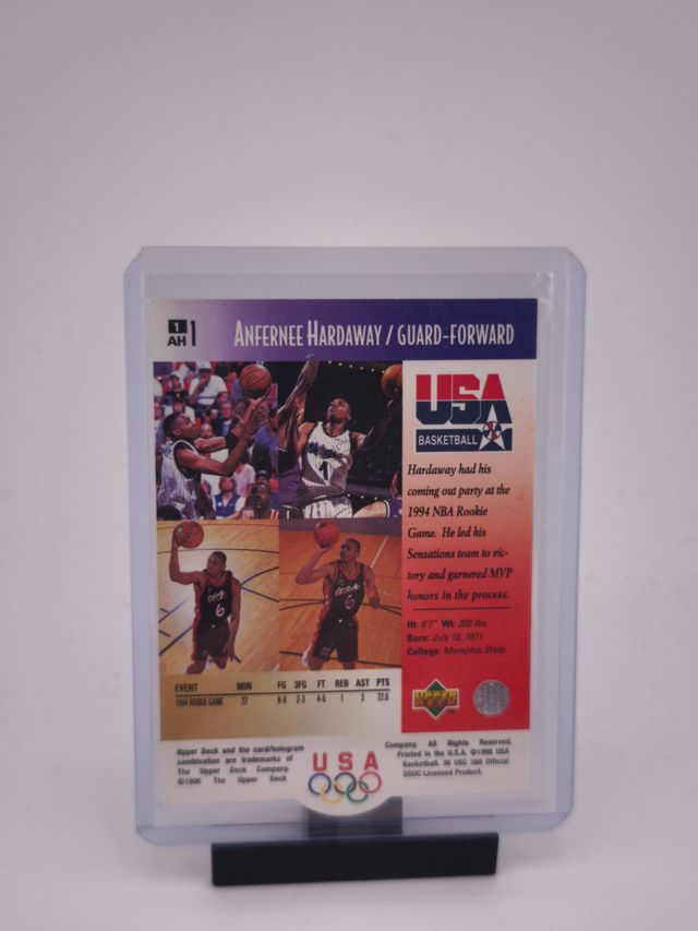 Anfernee Hardaway 1996 Die-Cut Upper Deck NBA USA