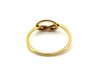 anillo oro 18k con piedra con circonita