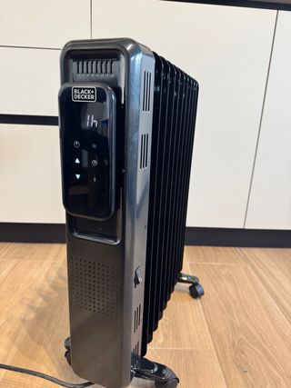 Radiador Aceite 11 Elementos 2500W Negro