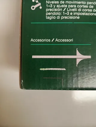 Sierra de calar Parkside 20V completa nueva